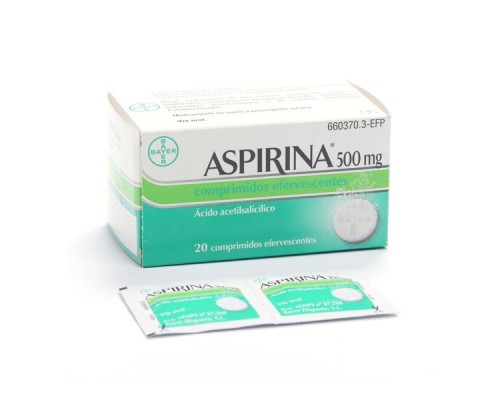 ASPIRINA 500 MG 20...