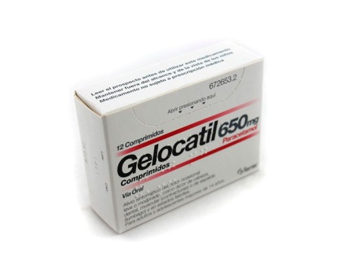 GELOCATIL 650 MG 12...