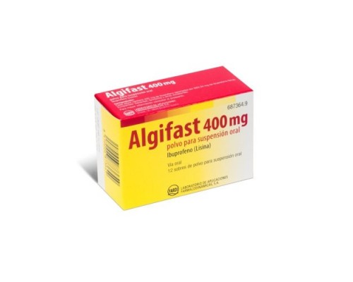 ALGIFAST 400 MG 12 SOBRES...