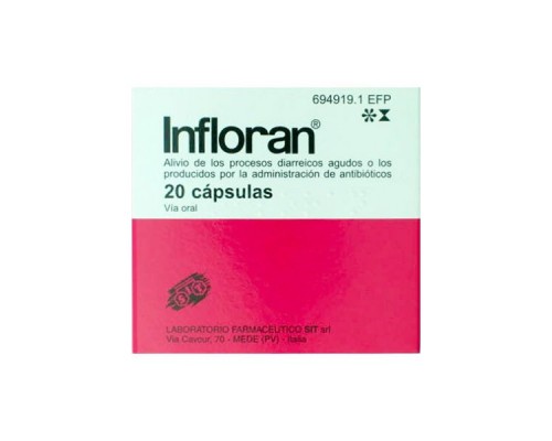 INFLORAN 20 CAPSULAS