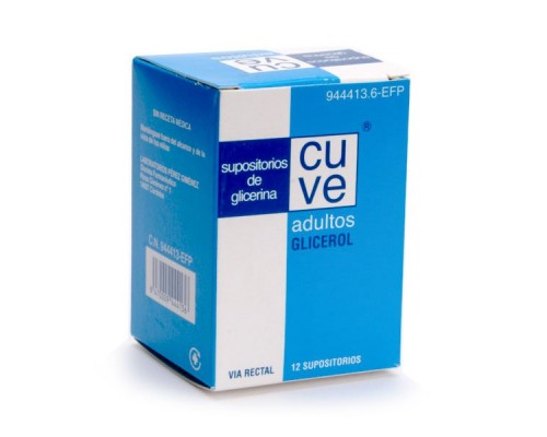 SUPOSITORIOS GLICERINA CUVE...