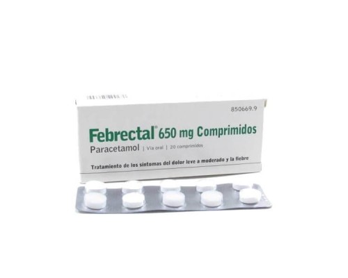 FEBRECTAL 650 MG 20...